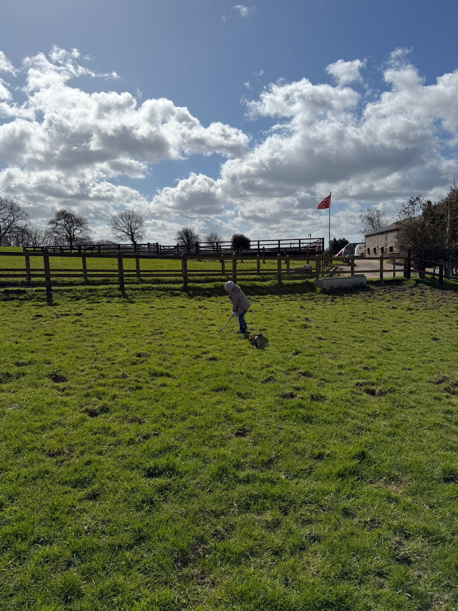 Oliver detecting at Rotherfield